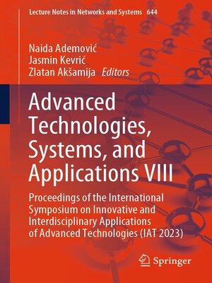 cover image of Advanced Technologies, Systems, and Applications VIII